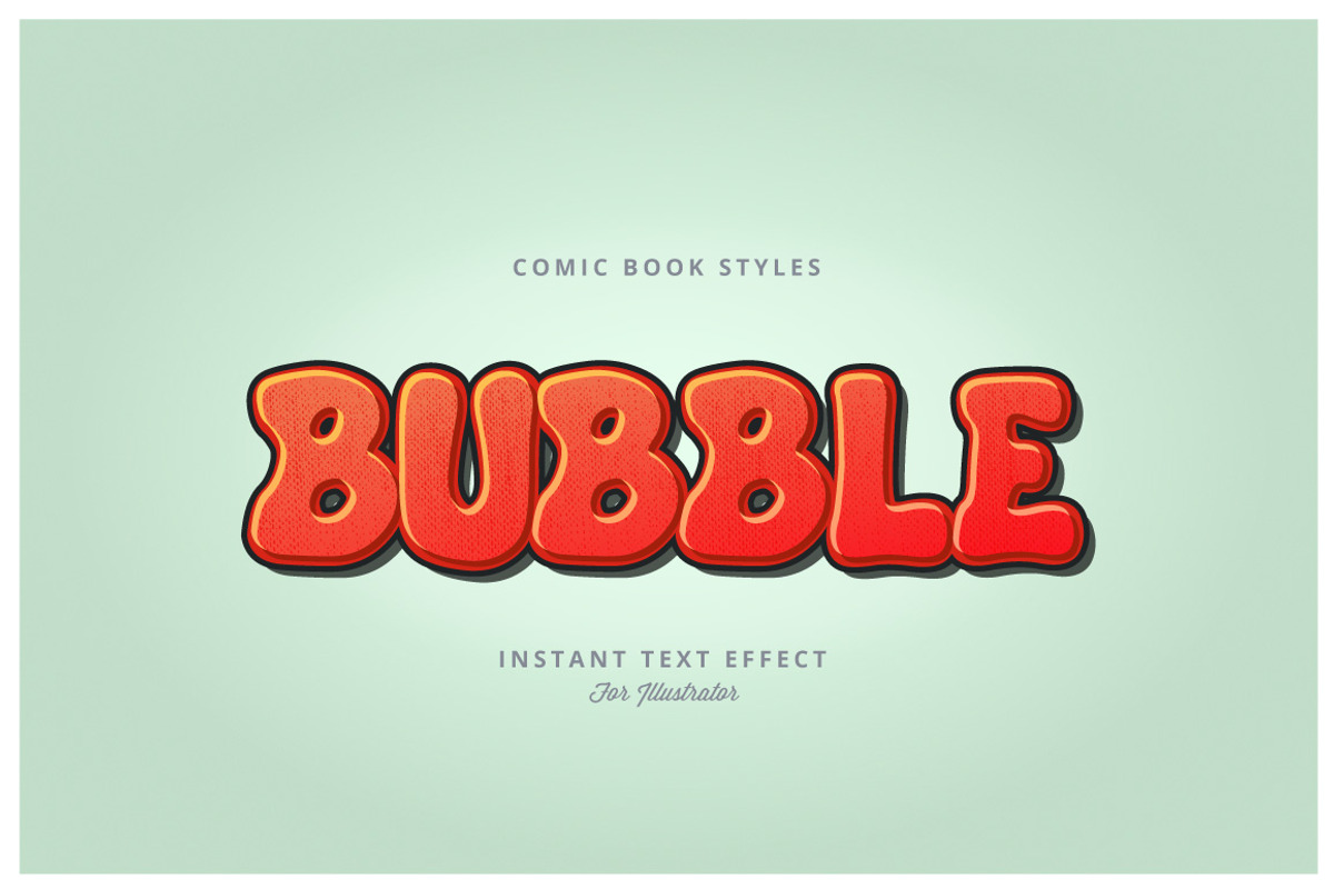 Comic and Cartoon Text Effects (AI), a Layer Style Add-On by Vector Galore (Photo 5 of 11)