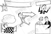 RTRO Blank Signs 2, a Person Illustration by RTRO Stock (Thumbnail 3 of 5)
