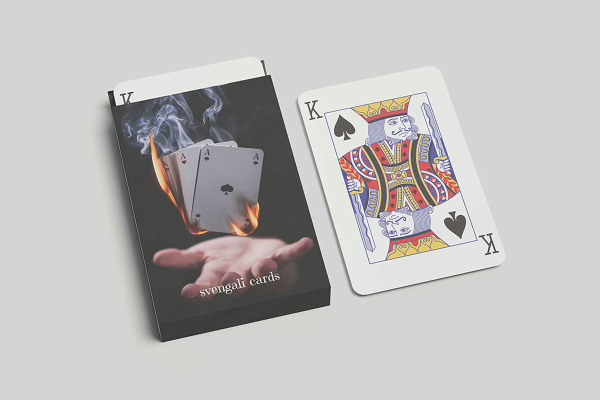 Playing Card Mockup, an Advertising Mockup by Se٧enStudio (Photo 3 of 4)