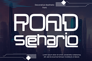 Decorative Aesthetic Futuristic Font, a Sans Serif Font by 177Studio (Thumbnail 4 of 8)