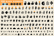 303 Modern Flora Shapes and Patterns, an Object Graphic by Katrinelly (Thumbnail 3 of 12)