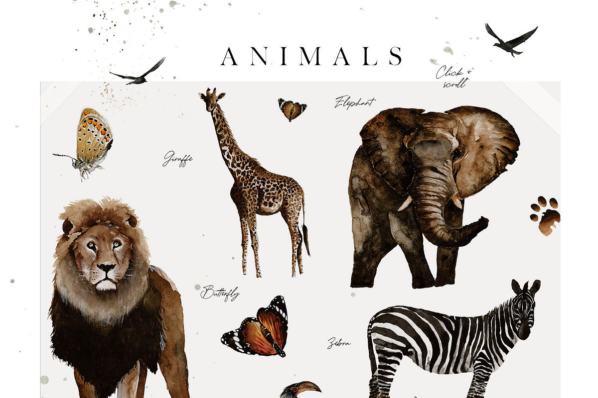 The Amazing Watercolor Bundle, an Object Illustration by Creativeqube Design (Photo 29 of 75)