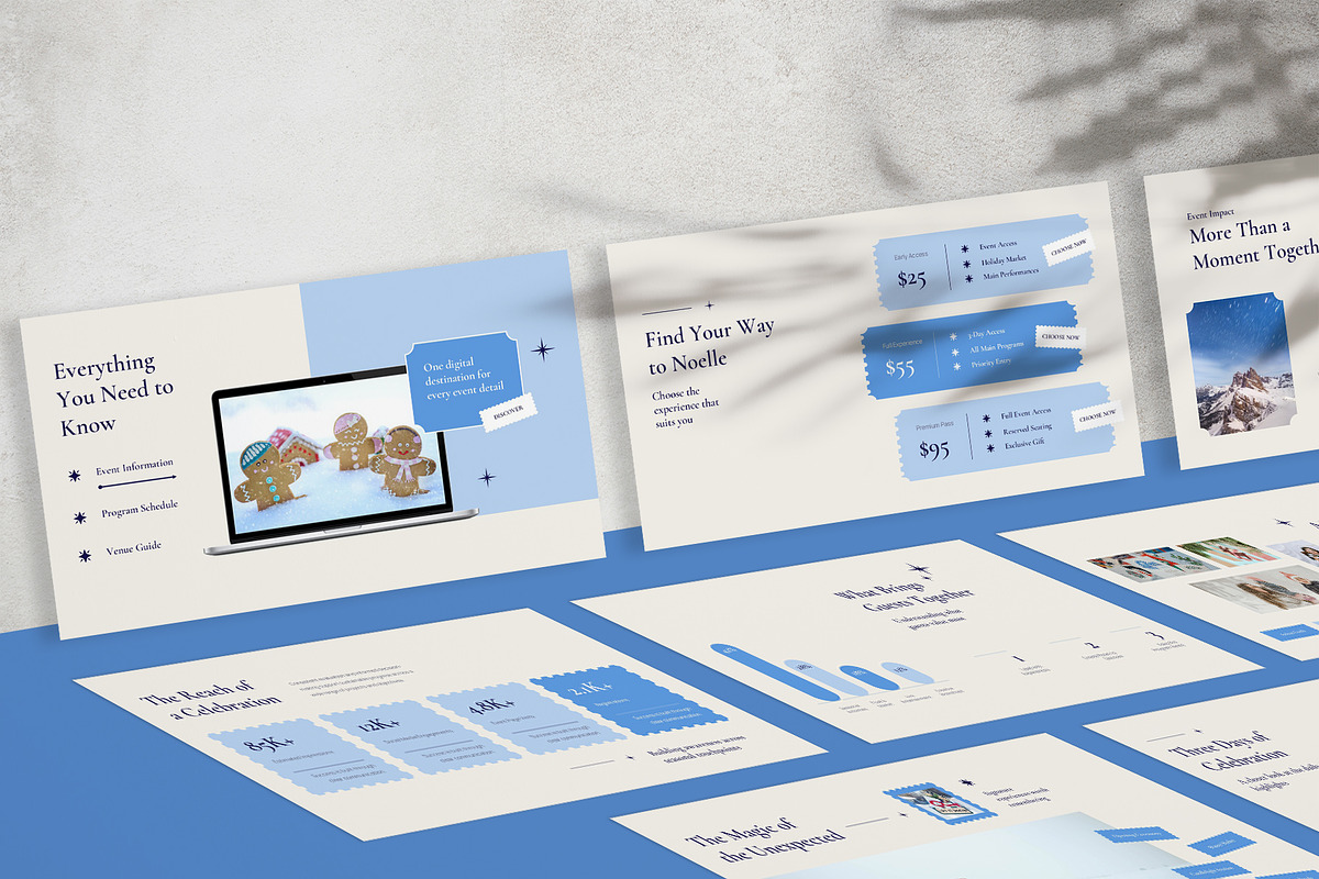 Noelle - Holiday Event PowerPoint, a Presentation Template by New Coral Design (Photo 10 of 10)