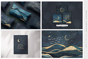 Galaxy & Landscape Modern Bundle, a Background Graphic by by creative paper (Thumbnail 10 of 14)