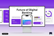 Modern Digital Banking Pitch Deck, a Presentation Template by Claymoon Lab (Thumbnail 1 of 7)