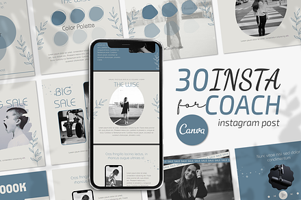 Canva Instagram Templates, a Social Media Template by UINVI Design