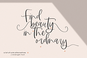 Midnight | Handwritten Script Font, a Script Font by KA Designs (Thumbnail 19 of 19)