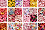3D Flower Seamless Pattern, a Pattern Graphic by Forhadx5 (Thumbnail 5 of 13)