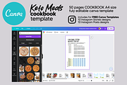 Canva Keto Recipes Cookbook Template, a Magazine Template by DeLaGranSiete (Thumbnail 11 of 11)