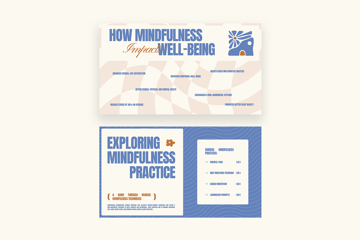 CALMER Wellness Presentation CANVA, a Presentation Template by Eviory (Photo 6 of 10)