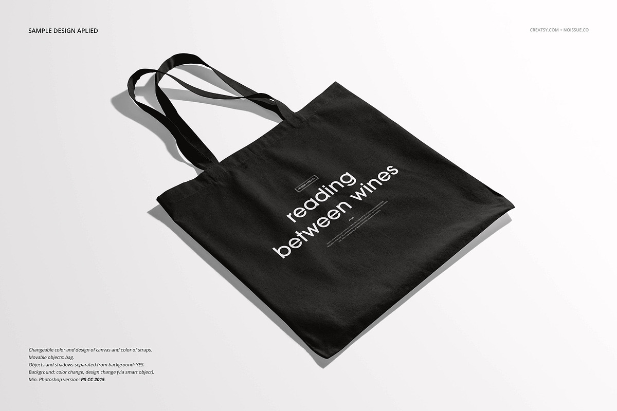 Noissue Tote Bag Mockup Bundle, a Packaging Mockup by creatsy5 (Photo 13 of 67)