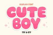 Cute Boy - Kids Font Types, a Font by KiddoGlyphs Studio (Thumbnail 2 of 4)