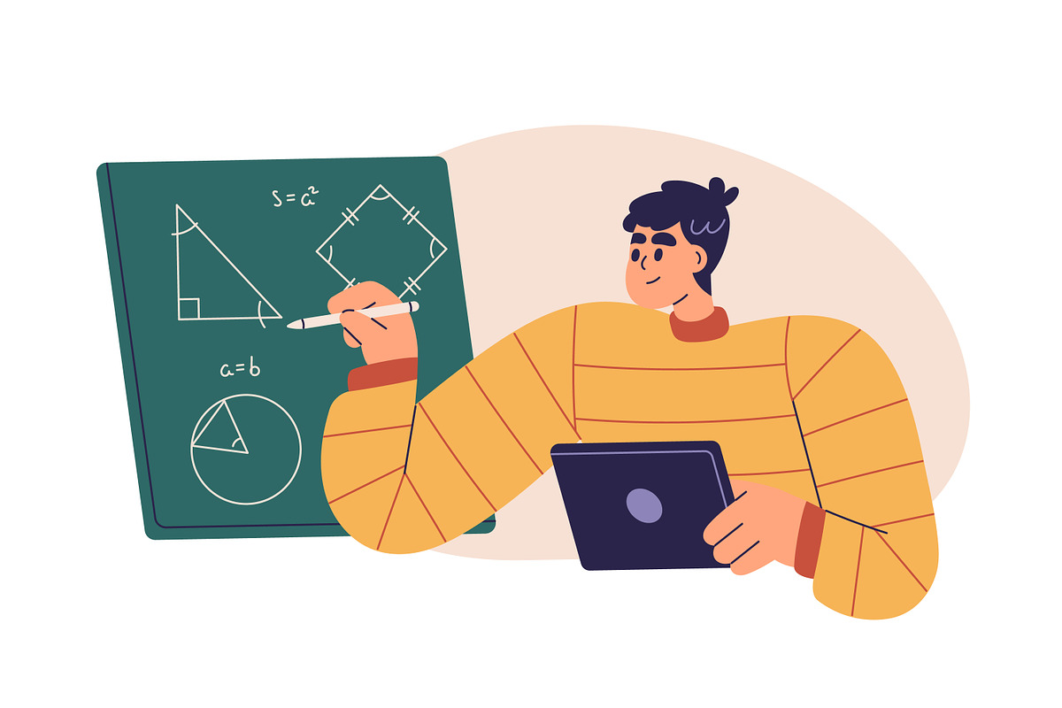 People study set. Students education, an Education Illustration by Good Studio (Photo 3 of 12)