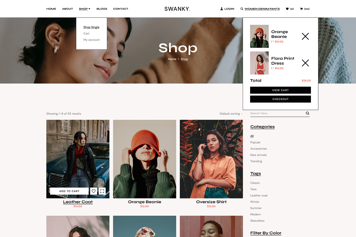 Swanky Fashion Store Figma Template, a Websites & App Template by TemplatesJungle (Photo 22 of 23)