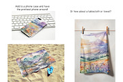 Watercolor Mountain Landscapes Set 5, a Decorative Illustration by Kat's Artful Creations (Thumbnail 8 of 10)