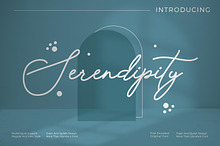 Serendipity Monoline Script font