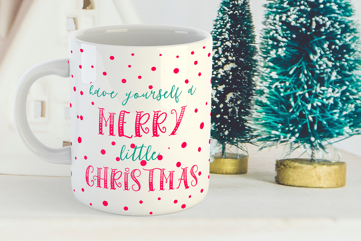 HoHoHolidayFonts collection&patterns preview 5