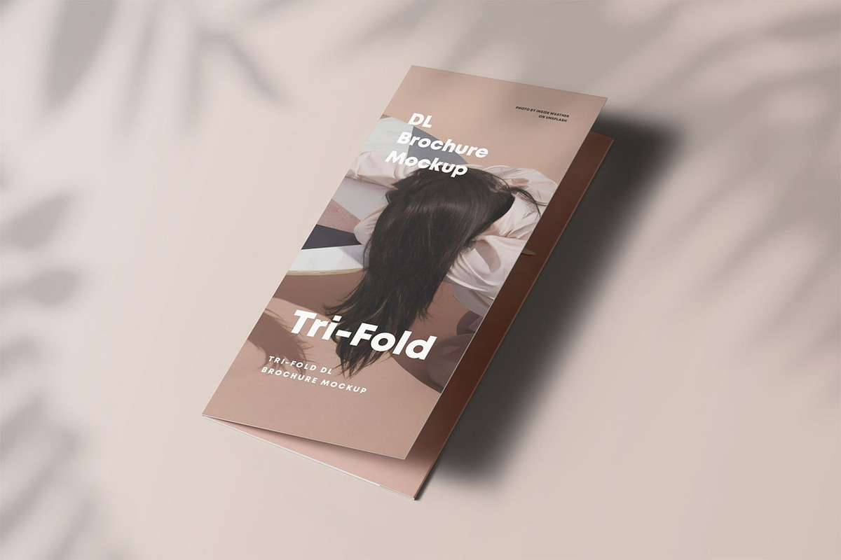Tri-Fold DL Brochure Mock-up, an Advertising Mockup by Se٧enStudio (Photo 10 of 16)