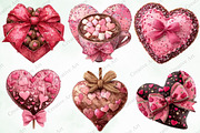 Valentine Chocolate Clipart Bundle, an Illustration by Creative Art (Thumbnail 6 of 9)