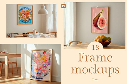 Simple interior. — 18 Frame mockup, a Household Mockup by Trissa