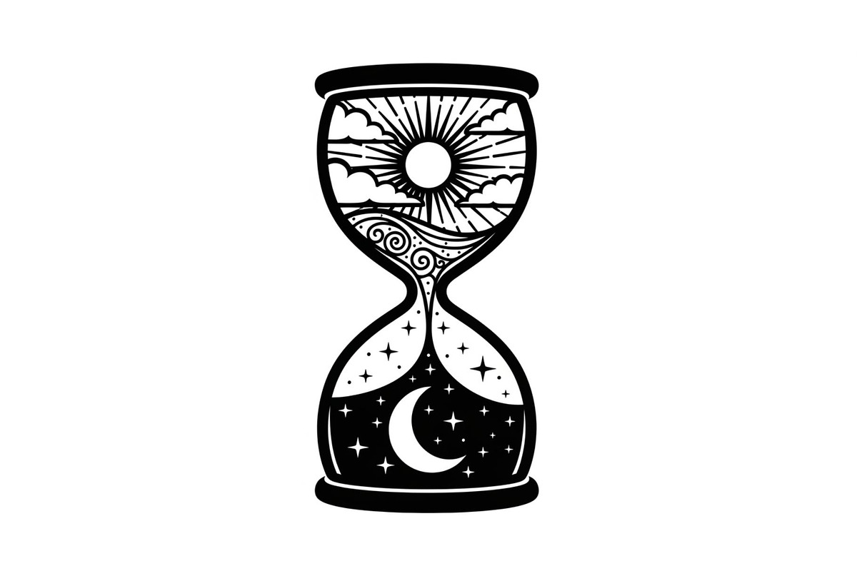 Celestial Sun Moon Hourglass Bundle, an Illustration by Gaye Art (Photo 21 of 31)