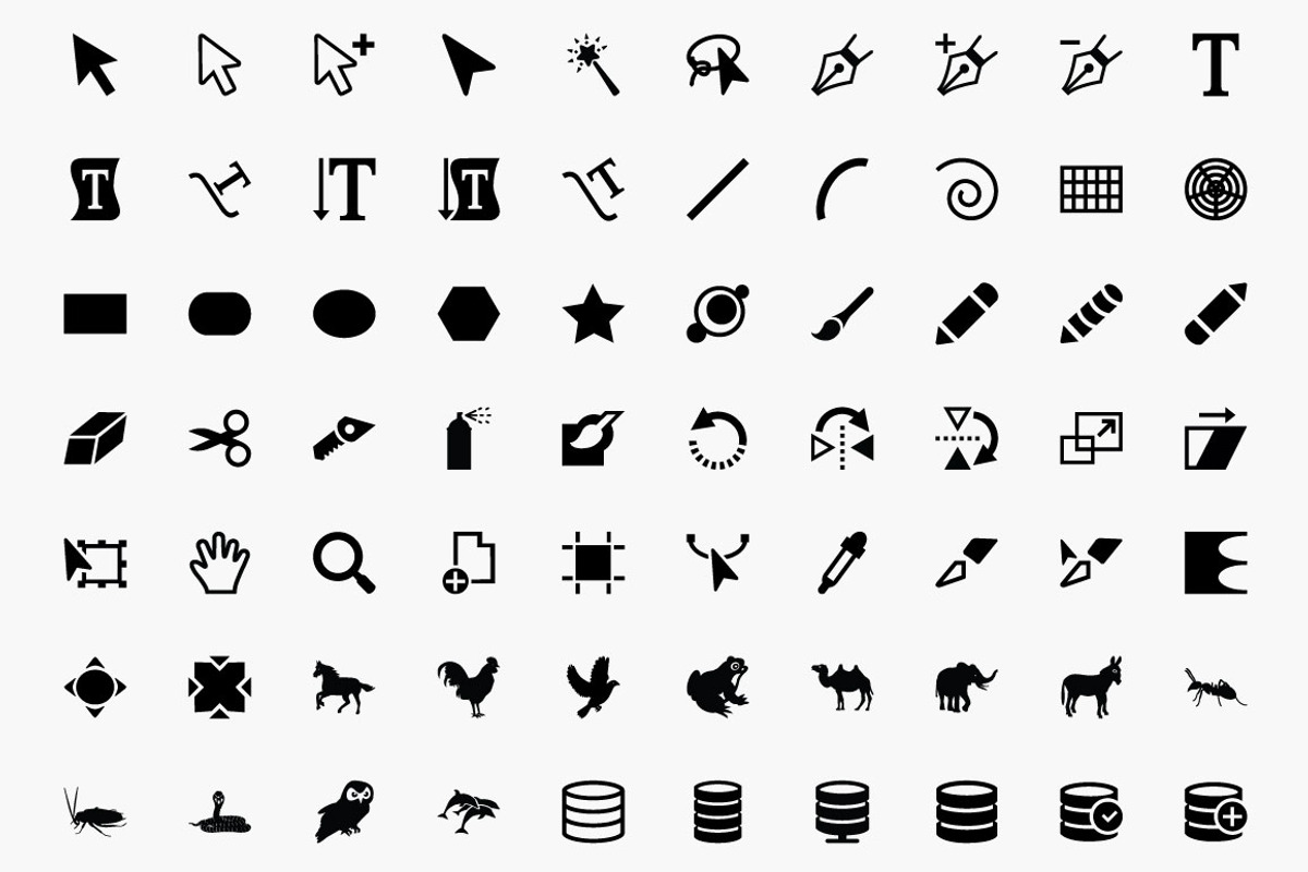 Awesome 1,800 icons - Multicons Set