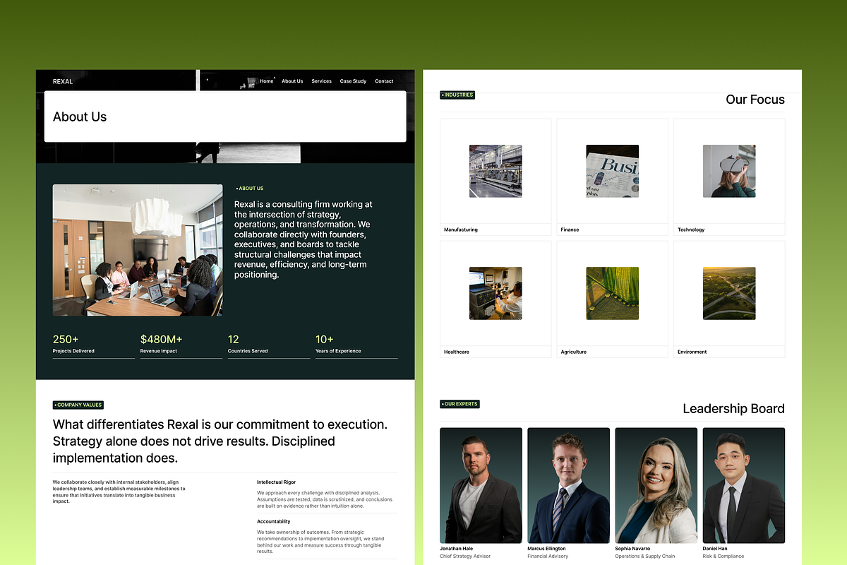 Business Consulting Figma Template, an UI Kit Template by Rozepaars Design (Photo 3 of 7)