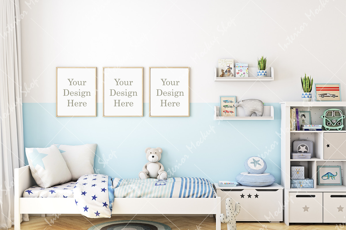 Kids Room Frame Mockups - 516, a Print Template by Mockup Shop (Photo 1 of 3)