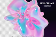 Holo Iridescence 3D Shapes graphics, a Graphic by LarysaZabrotskaya (Thumbnail 3 of 10)