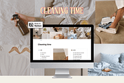 Cleaning time - Notion template, an App Template by Iasan Design (Thumbnail 2 of 6)