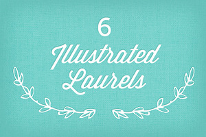 6 Illustrated Laurels
