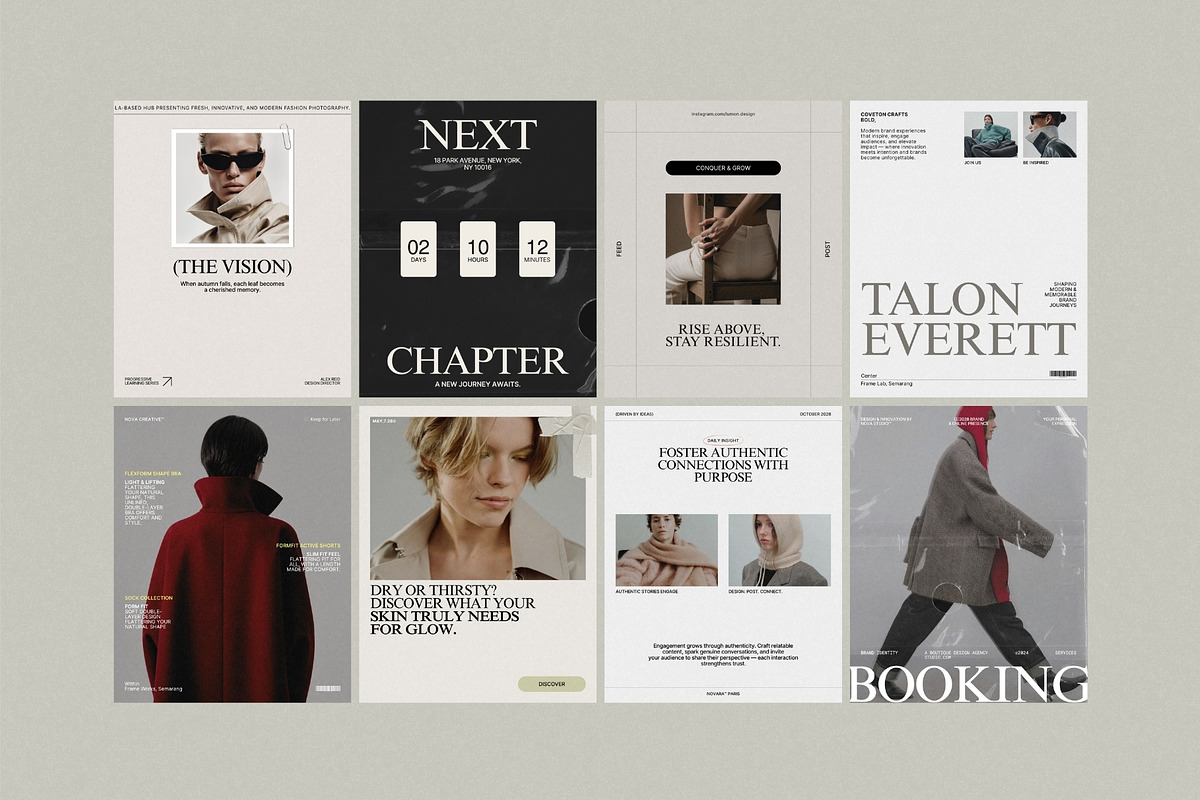 ZUNO | Instagram Post Bundle, a Social Media Template by The Aesthetic Studio (Photo 9 of 10)