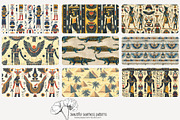 70 Ancient Egypt seamless pattern, a Pattern Graphic by Poppy Lane Studio (Thumbnail 9 of 10)