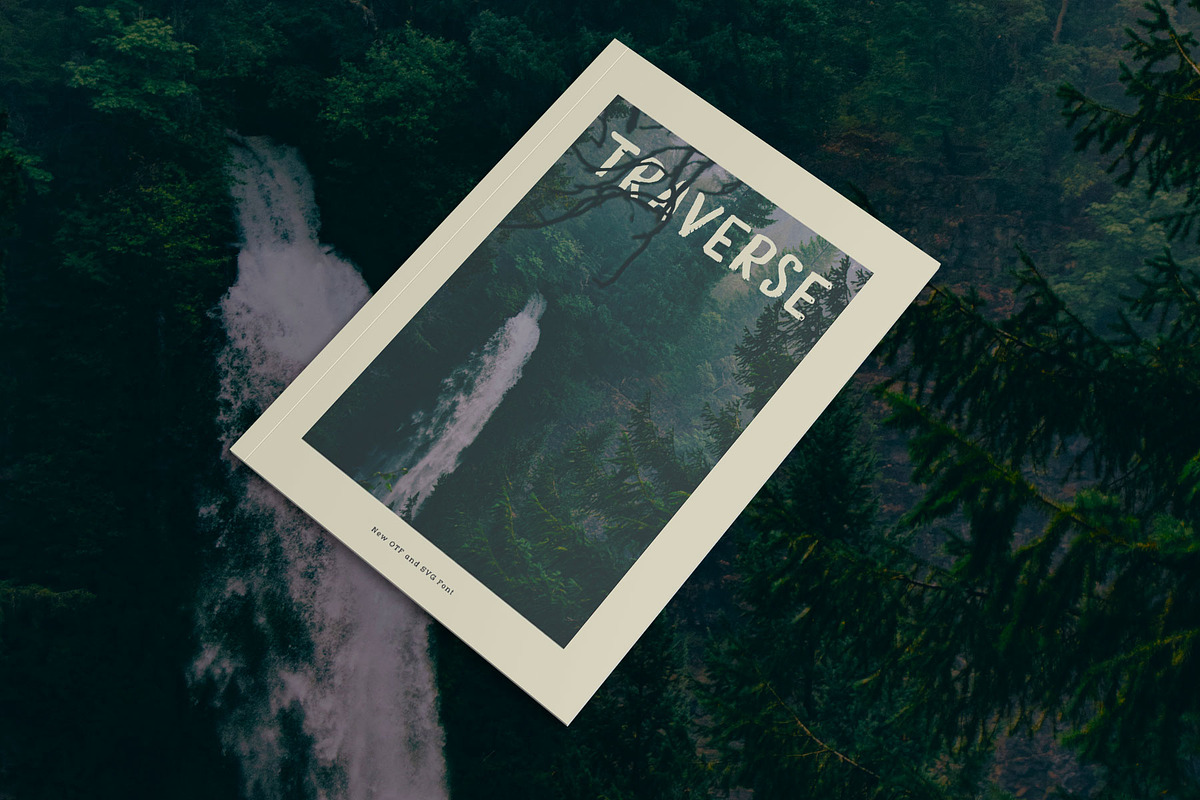 Traverse - Hand Drawn Font SVG + OTF, a Font by Surplus Type Co (Photo 6 of 7)