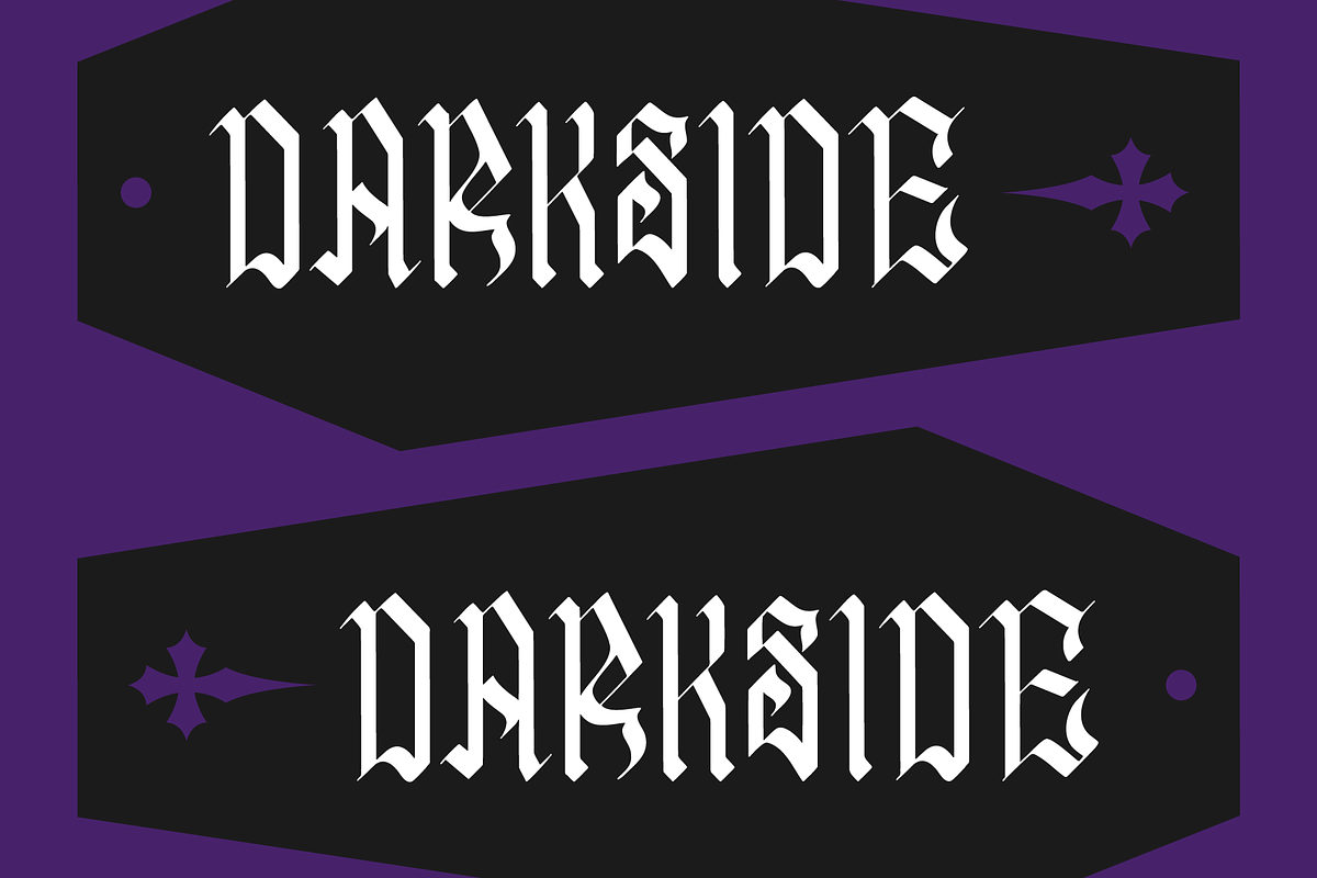 SFC Abyssal, a Blackletter Font by Skilline Supply Co. (Photo 2 of 5)