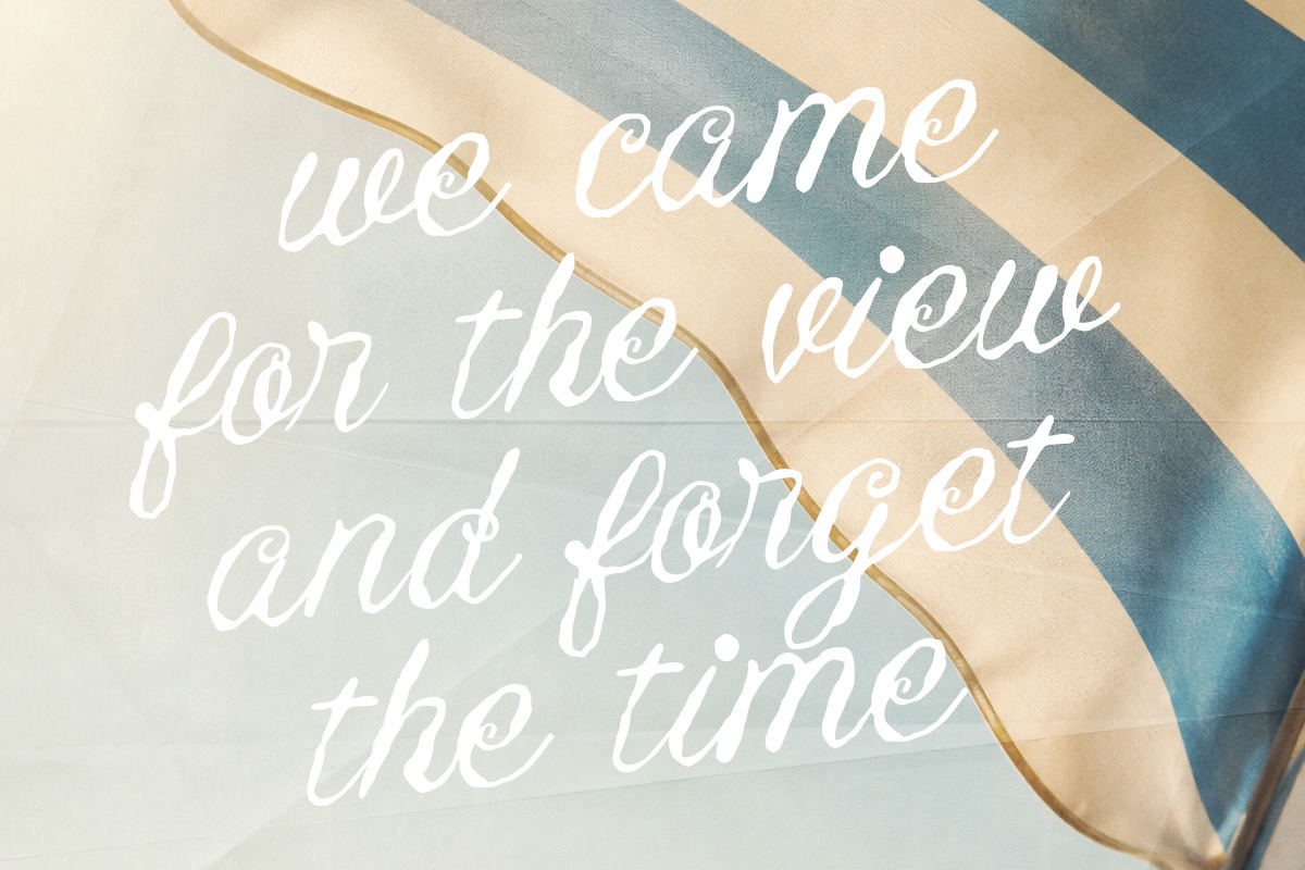 Postcard Daydream Coastal Font Duo, a Script Font by Littlehand (Photo 2 of 12)