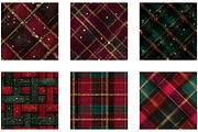 Christmas Plaid Digital Paper, a Pattern Graphic by CreationArt (Thumbnail 3 of 4)