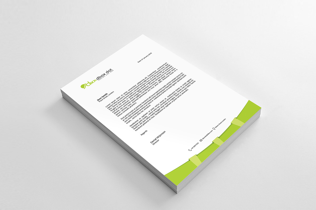 Letterhead Template, a Stationery Template by artisanHR (Photo 6 of 6)