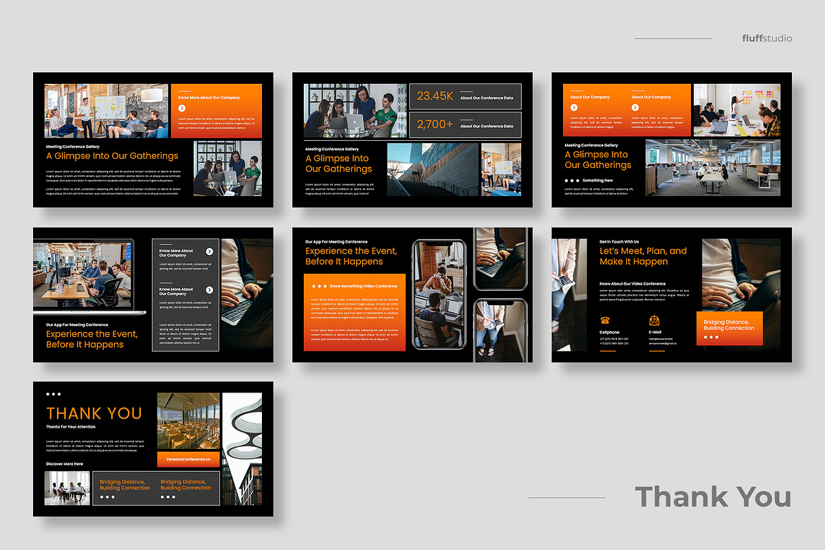 Conference Google Slides Template, a Presentation Template by fluffstudio (Photo 4 of 4)