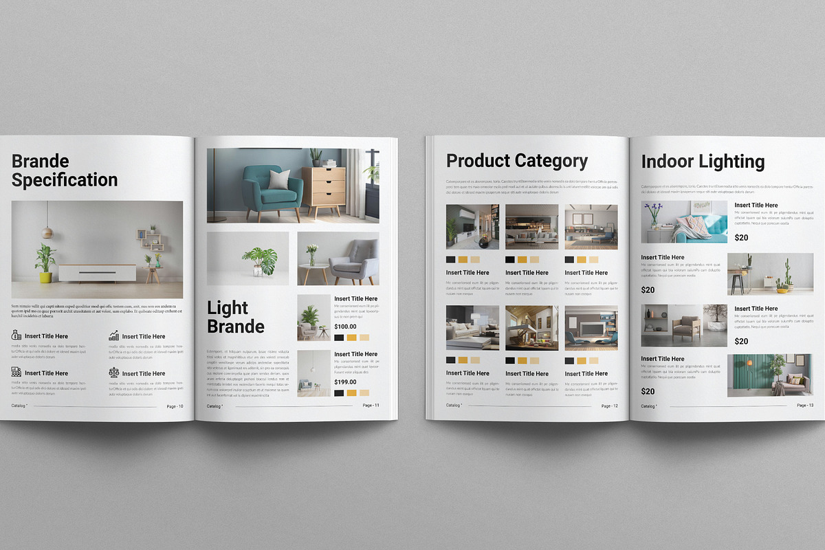 Product Catalog Template, a Brochure Template by E-Type (Photo 5 of 7)