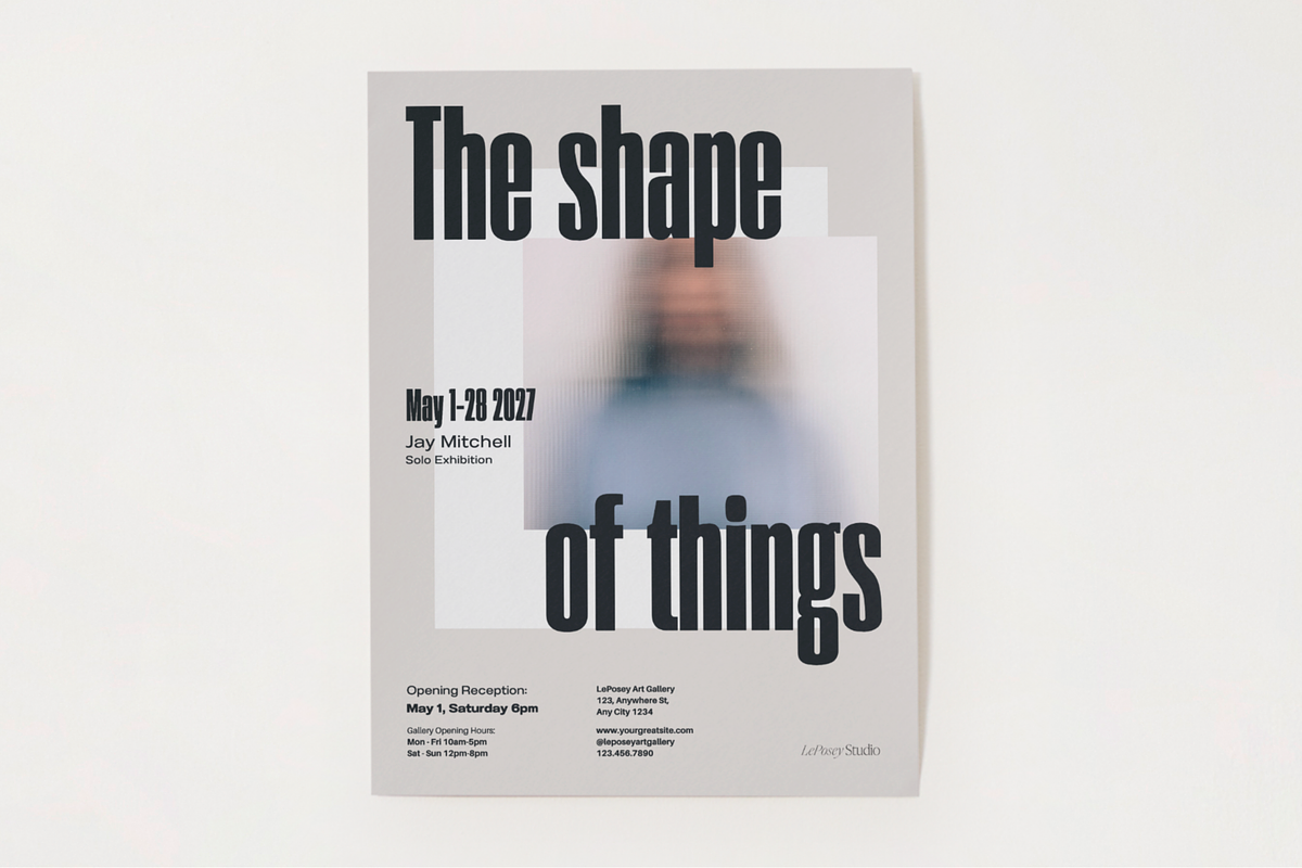 Bold Event Poster Template Canva, a Poster Template by LePosey Studio (Photo 6 of 8)