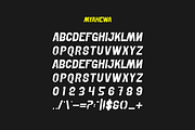 Myahewa - Sporty Font, a Sans Serif Font by Iqsiart Studio (Thumbnail 6 of 7)