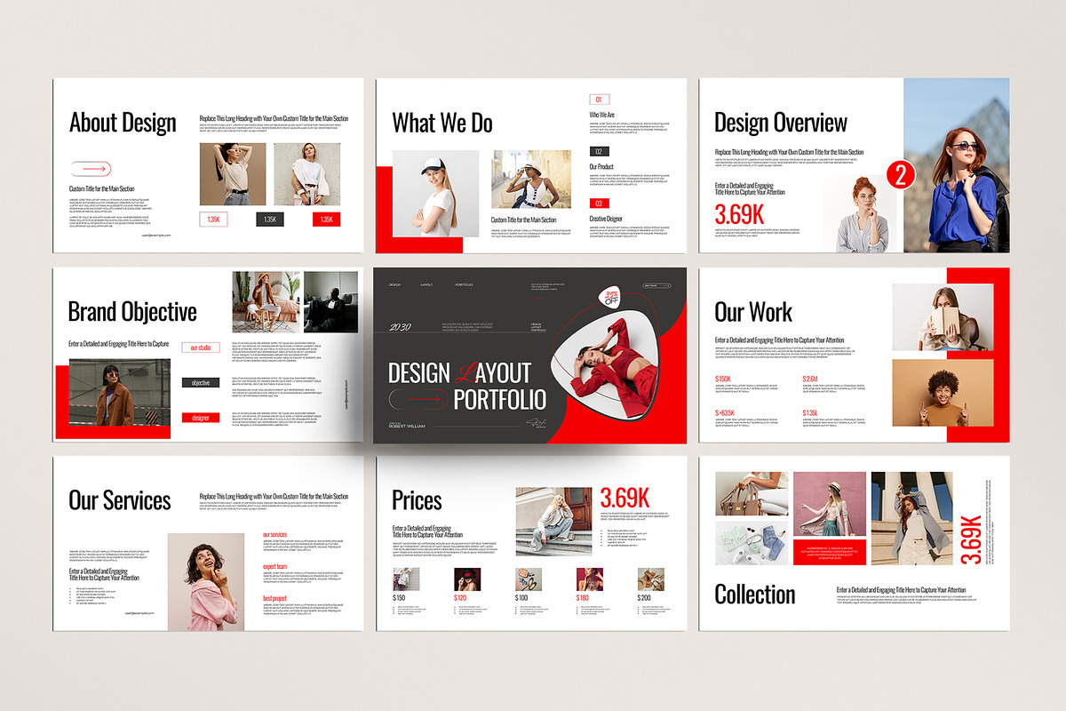 Design Layout Portfolio Presentation