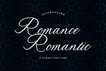 Romance Romantic Serif Font