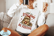 Born To Stay Home Cat PNG, a Seasonal Illustration by Daily.Designs (Thumbnail 4 of 5)