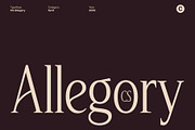 CS Allegory – Elegant Serif Font, a Serif Font by Craft Supply Co. (Thumbnail 1 of 8)