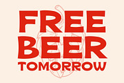 Fattura - Chunky Retro Food Font, a Sans Serif Font by HipFonts (Thumbnail 8 of 15)