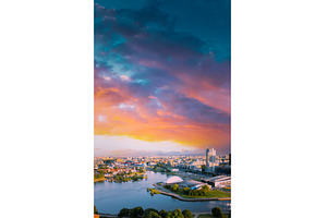 Minsk, Belarus. Cityscape of Minsk, an Architecture Photo by Our Amazing World