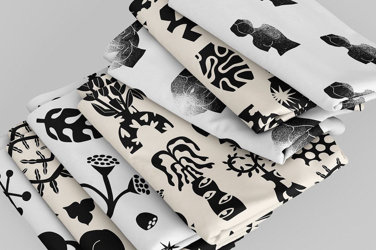 GRUNGE VASES&FLOWERS SILHOUETTES, an Object Graphic by Creativemaker (Photo 5 of 14)