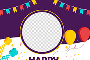 Happy birthday editable text style e, a Graphic by Sashamim22 (Thumbnail 3 of 3)